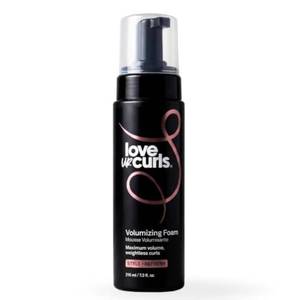 lot 211586 image: Love Ur Curls Volumizing Mousse for Curly Hair - Anti Frizz Soft Hold  Lightweight curl mousse and foam for volume, definition and frizz control, vegan silicone free curly hair products, 7.3 fl oz
