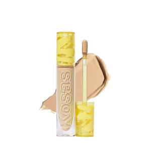 lot 211599 image: Kosas Revealer Medium Coverage Hydrating Concealer  Hyaluronic Acid, 5.5 O  Creamy medium-coverage concealer to brighten under eyes and cover blemishes and dark spots for a smooth, radiant finish.