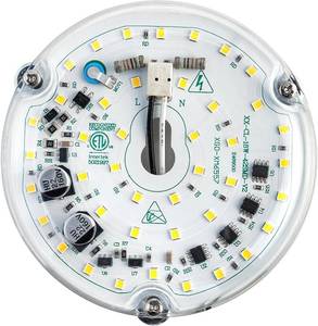 lot 211605 image: 4 inch LED Retrofit Light Kit for Ceiling Fan Light Replacement Panel PCB 18W 6000K 2200LM 120V CRI90 Dimmable ETL (White 6000K)