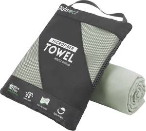 lot 211661 image: Rainleaf Microfiber Towel Quick Dry Camping & Travel & Gym Towel. Compact  Super Absorbent, Lightweight, Fast Drying. Suitable for Beach, Bath, Backpacking, Hiking, Swim.