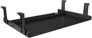 lot 171404 image: FRMSAET All-Metal 202430 inch Slide Out Drawer Platform (20 inch, Black)  Heavy Duty Computer Platforms Sliding Drawer with Adjustable Height Slide for Home  Office Garage Storage, Save Space