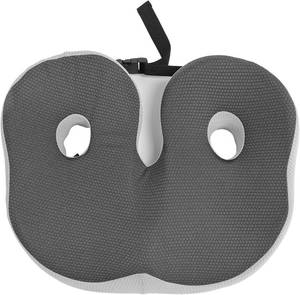 lot 171430 image: flexman Seat Cushion, Memory Foam Office Chair Cushion, Adjustable Strap Desk Chair Car Seat Cushion Driving for Any Chair, Car Seat, Office Chair (Dark Gray)