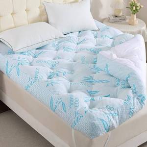 lot 271435 image: Retails for $110 SHOUREN 5 Inch Mattress Topper Full Size, 2100 GSM Pillow Top  Gel Memory Foam and 3D Fiber Blend Delivers Balanced Softness and Support for a More Restful Sleep