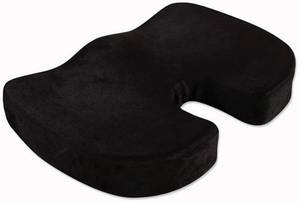 lot 271440 image: 1pc Black Car Seat Cushion Protector Sit Cover Mat Pad Protect Lower Back Spinal
