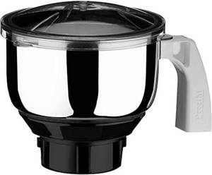 lot 271445 image: Preethi MG 509 Medium Mixer Jar for Eco Twin, Eco PlusChef Pro and Blue Leaf, 1-Liter, Silver