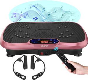 lot 271465 image: AXV Vibration Plate Fitness Platform Exercise Machine Vibrating Shaking Full Body Shaker Workout Vibrate Stand Shake Board Sport Gym for Weight Loss Fat Burner for Women Men