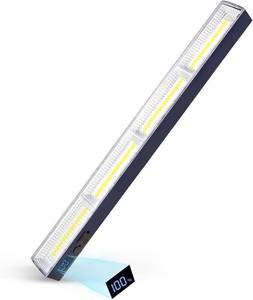 lot 271483 image: Magnetic Light BAR,15.75-inches Mechanic Light 7500mAh 8000 Lumens  Rechargeable Portable Lamp Built-in 216-LED Bulbs,with Handy Hook with 2 Magnets Endurance
