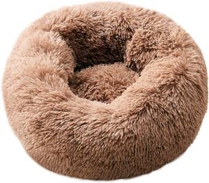 lot 471524 image: Cat Bed for Indoor Cats,Mini Plush Self Warming Kitten Bed, 20 Inch  Soft Round Fluffy Dog Bed and Cat Nest for Kittens and Small Dogs, Cozy Medium Bed for Indoor and Warm Autumn or Winter Sleep