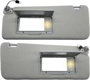 lot 471560 image: Retails for $166 Driver & Passenger Side Sun Visor with Light Color Gray (Driver & Passenger Side)