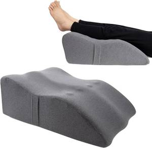 lot 471564 image: itcozy Leg Elevation Pillow for After Surgery, Memory Foam Leg Wedge Pillow with Ergonomic Curved Groove that Follows the Natural Leg Shape for Swelling, Recovery and Blood Circulation