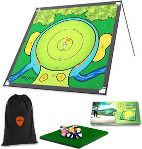 lot 221596 image: Retails for $150 Battle Golf Chipping Game - The Original Portable Golf Game for Chipping Practice for Dads and Junior Golfers - Indoor and Outdoor