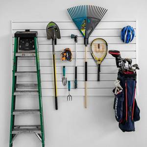 lot 211526 image: Retails for $590 Proslat PVC Slatwall Kit