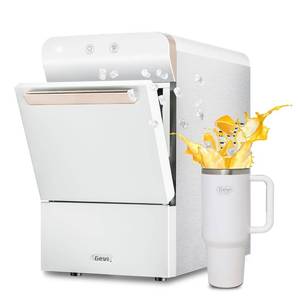 lot 461300 image: Retails for $450 Gevi V2.0 Nugget Ice Maker, 38lbs24H Countertop Pellet Ice Machine with Self-Cleaning, Energy-Efficient, Chewable Pebble Ice Maker for Home Kitchen, Office, Great Gift