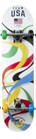 lot 10050 image: Team USA 31 Inch Olympic Series Skateboard - Retail - $29.97