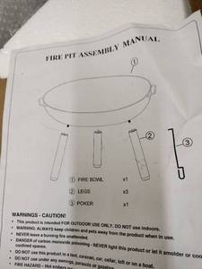 lot 63095 image: Outdoor Fire Pit