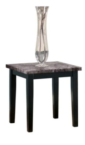 lot 63119 image: Maysville Occasional End Table Black - Signature Design by Ashley Modern Living Room Furniture, Veneer Finish