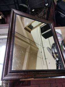 lot 63177 image: rectangular wall mirror
