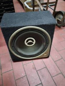 lot 63206 image: Logic Bazooka 10 In. subwoofer