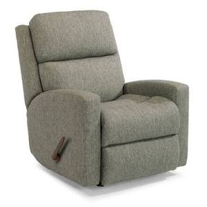 Flexsteel Catalina Manual Rocker Recliner in Gray