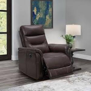 Abbyson Living Palermo Leather Power Glider Recliner and Massage