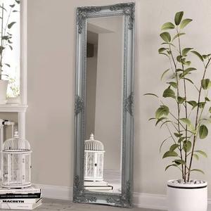 lot 63140 image: Haddon Slim Mirror Antique Silver 43cm x 134cm