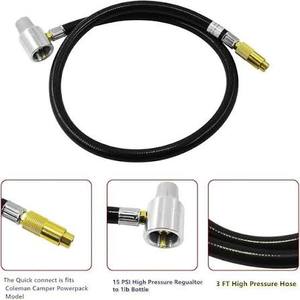 lot 63154 image: Coleman Propane Pressure Regulator 5445b5561, Use With Refillable Tank 5410a790t
