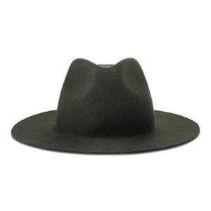 lot 63220 image: TimeTru olive green felt fedora