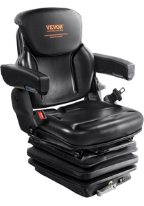 lot 16904 image: VEVOR Universal Tractor seat Suspension, Fold Down Forklift Seat Manual - Retail $270
