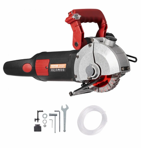 lot 17918 image: VEVOR Wall Chaser, 2500W 38 mm Cutting Width,Wall Groove Cutting Machine 34MM Cutting Depth,Wall Slotting Machine With 5 Saw Blades 4.5 Diameter 6300rMin,One-time Forming Dustless - Retail $133