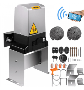 lot 17923 image: VEVOR Sliding Gate Opener 3300 LBS Automatic Sliding Gate, Gate Opener Motor with 2 Remote Controls, 230 ft Remote Distance Driveway Rolling Gate, Automatic Sliding Gate Opener for Sliding Gate - Retail $219