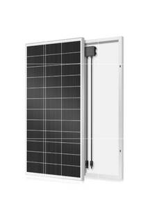 lot 17943 image: 200 Watt Solar Panel 18BB Monocrystalline Cell, High-Efficiency Module PV Power Charger 12V24V Solar Panels for Homes Camping RV Battery Boat Caravan and Other Off-Grid Applications (200W) - Retail $120