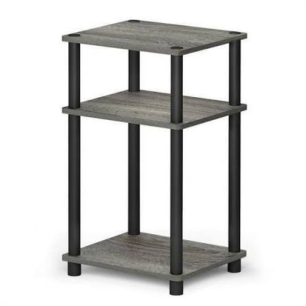 lot 63070 image: Furinno Turn-N-Tube 3-tier side table