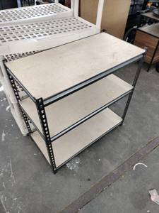 lot 60913 image: Muscle Rack 3-Shelf Steel Shelving Unit