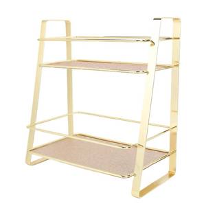 lot 60924 image: Diydeg Countertop Shelf, Multilayer Bathroom Organizer for Cosmetics and Perfume with Premium Stainless Steel, Space Saving 2 Tier Design for Vanity and Room Decor