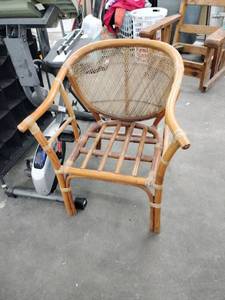 lot 60933 image: vintage boho armchair