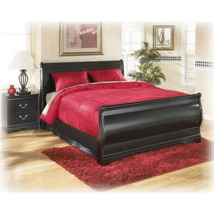 Huey Vineyard Queen Sleigh Footboard Black Huey Vineyard Queen Sleigh Footboard Black