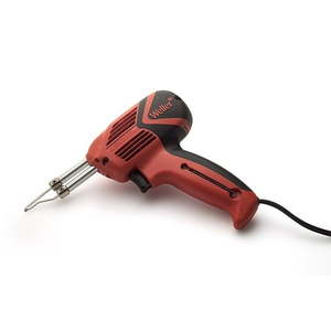 lot 60958 image: Weller 9400PKS 120-Volt Dual Heat 140100-Watt Universal Soldering Gun Kit with 6 Second Heat Up Time and LED Lighting