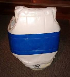 lot 60921 image: Masterline brand taekwondo chest protector