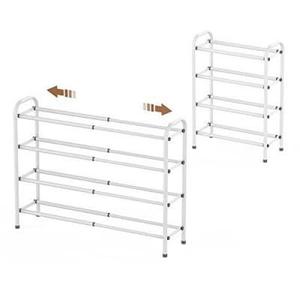 lot 60938 image: Gonfoam 4-Tier Expandable Shoe Rack