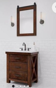 Aberdeen 30" Bath Vanity and Mirror - Retail: $2008