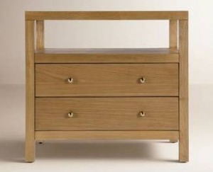lot 17860 image: Butler Celine 28 2-Drawer Nightstand, Natural - Retail $1,049