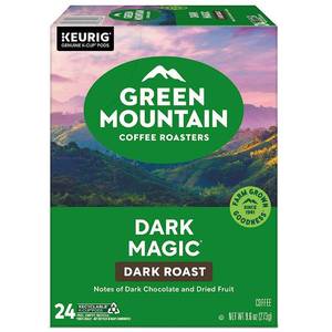lot 698 image: Green Mountain Coffee Roasters  Dark Magic Dark Roast K-Cup Coffee Pods  24 Count