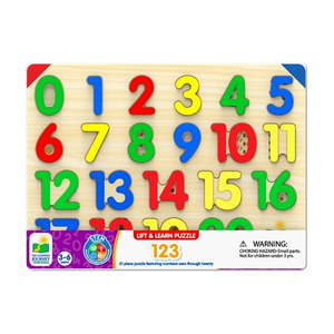 lot 711 image: The Learning Journey Lift & Learn Puzzle - 123 21 Pcs