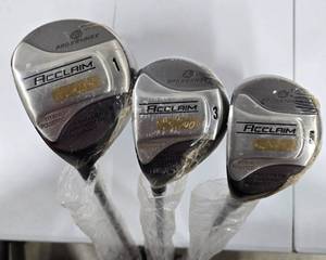 lot 716 image: Acclaim Titanium Powered LH Golf Club Set 3 and 5 Wood with Graphite Shafts