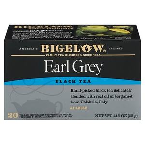 lot 791 image: Bigelow Earl Grey Black Tea Bags - 20ct