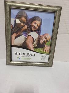 lot 815 image: Two Tone Silver Colored Frame, 8x10