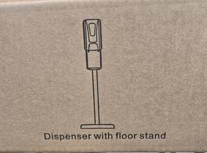 lot 816 image: Touchless Freestanding Hand SanitizerSoap Dispensing Station - Automatic GelLiquid No Contact Dispenser Retail $189.99 New In Box