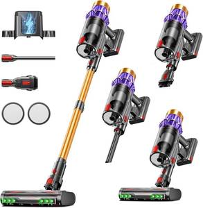 Wireless Vacuum Cleaner 650W 55KPa 70 Min, Cordless, 1.8L Cup, Pet Hair