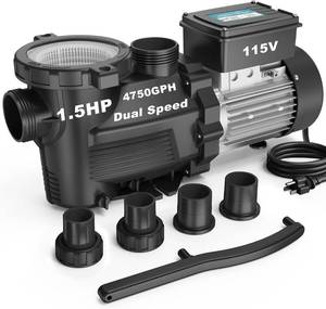 lot 6345 image: High Bit Self-Priming In-Ground Pool Pump 1,5 HP 4750 GPH 115 V