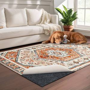 lot 6346 image: 100% Waterproof Rug Pad 6x9 ft, Non-Slip Carpet Pad for All Floors